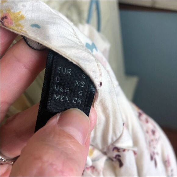 MANGO flower midi dress  - Picture 9 of 10